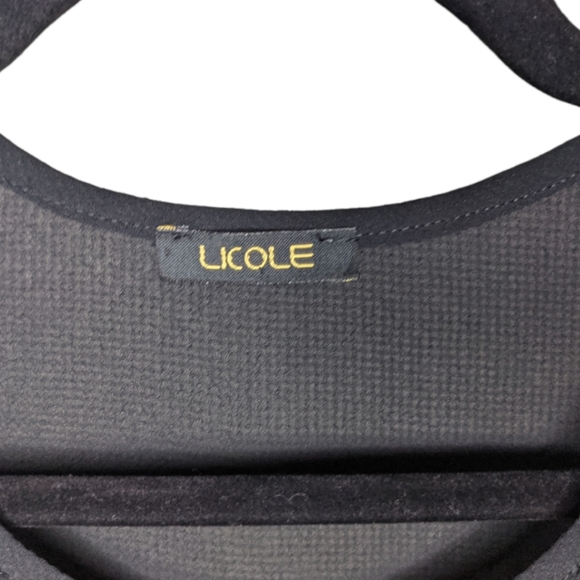 Licole Black Tank Top 🖤✨ Size M - Picture 3 of 5